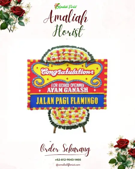 Sewa Papan Bunga Naggela